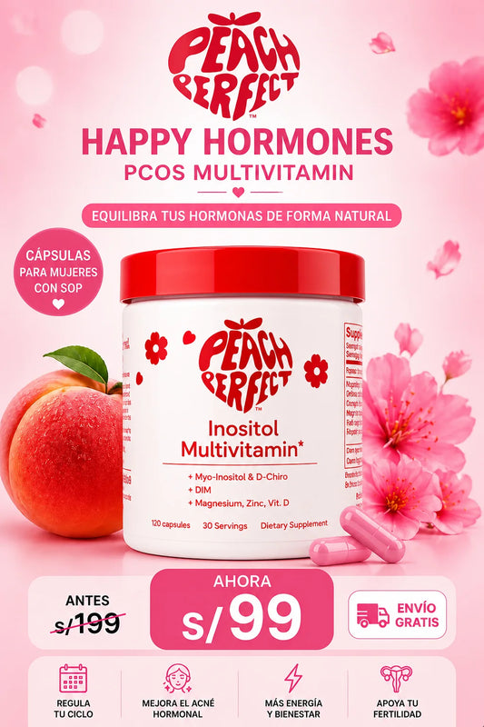 Peach Perfect™ - Multivitamínico para SOP | Importado USA